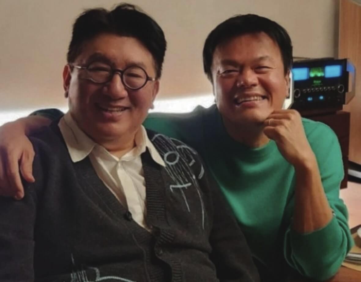 Park Jin-young And Bang Si-Hyuk